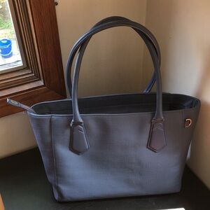 Dagne Dover Signature Tote - Classic Ash Blue